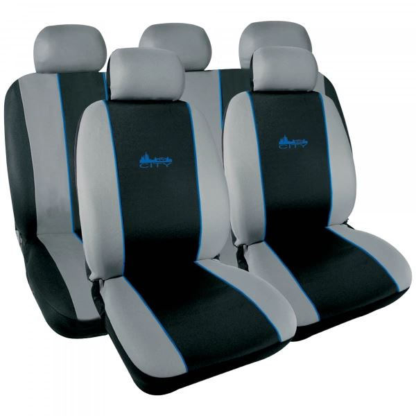 Oto Top City üléshuzat szett 9db-os fekete-szürke-kék (38669622) (ototop38669622)