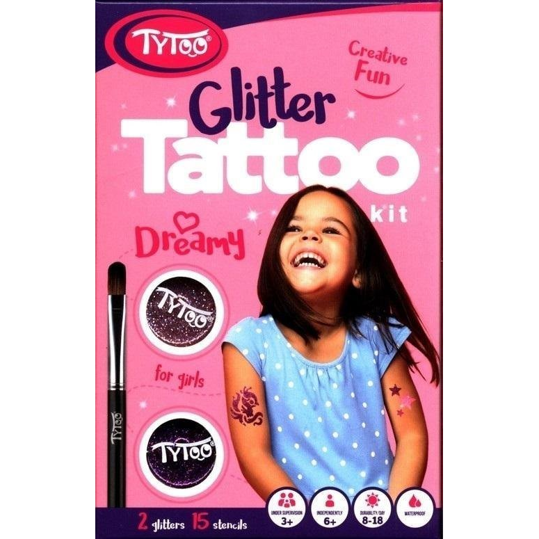 Kislányos mini csillámtetkó szett (013-01775)