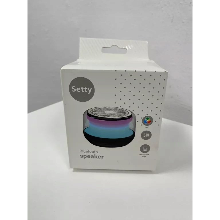 Setty Gb-700 Hangszóró Kerek RGB - Fekete (GSM171585)