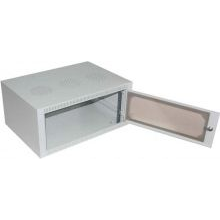 Стенен шкаф, Digitus, RAL 7035 4U, 600x450mm, 19" и 10", сив