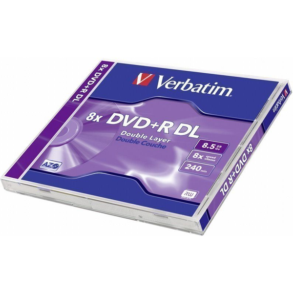 Verbatim 43540 lege dvd 8,5 GB DVD+R 1 stuk(s)