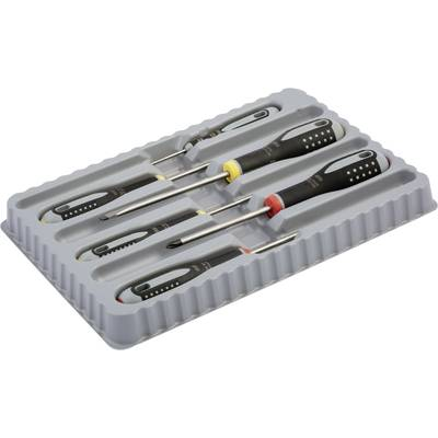 Set 6 surubelnite Ergo, Bahco, Cap Philips, Otel crom, Negru