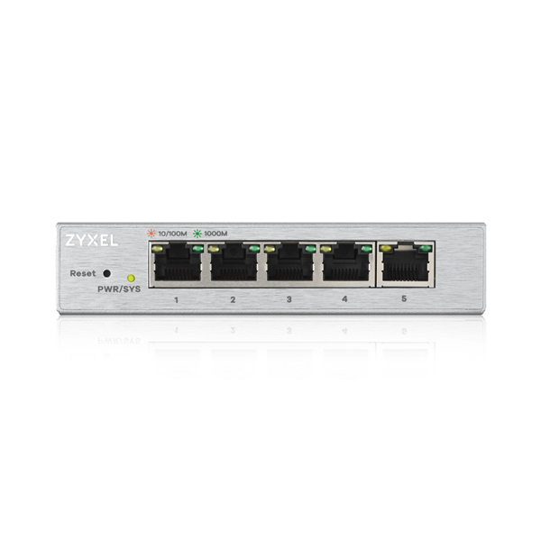 Zyxel GS1200-5 Managed Gigabit Ethernet (10/100/1000) Silber
