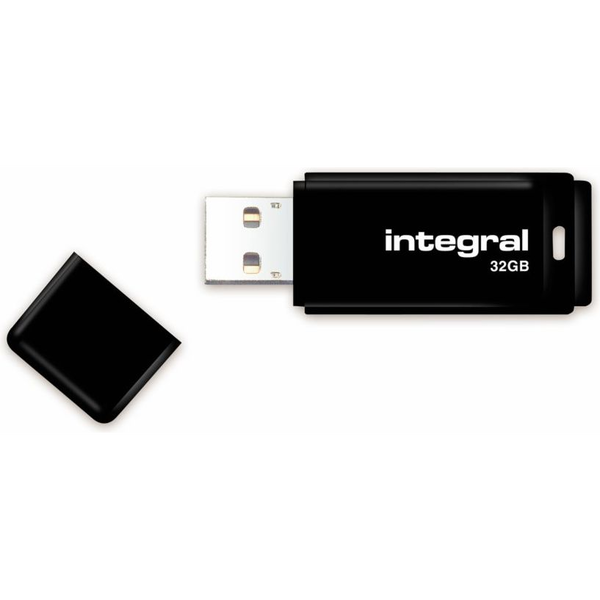 Integral 32GB USB2.0 DRIVE BLACK USB flash meghajtó USB A típus 2.0 Fekete