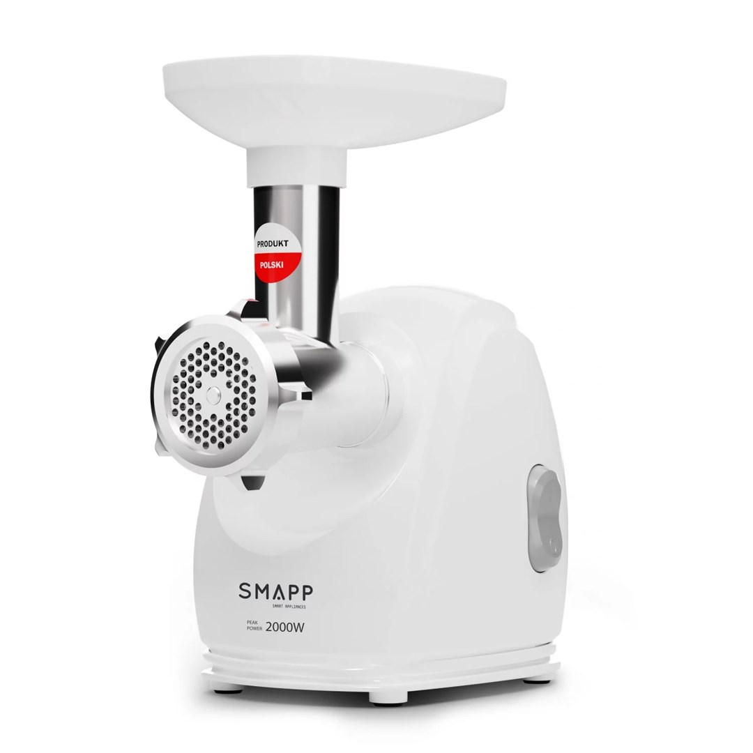 Grinder 489.8 SMAPP Elektromos Húsdaráló 2200W - Fehér (489.8 BIAŁA)
