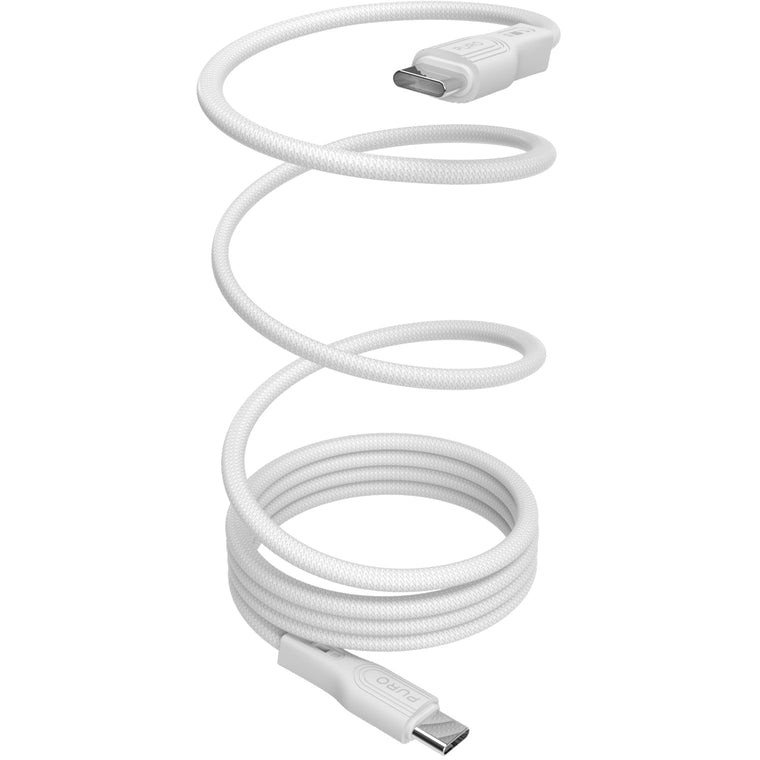 Puro Magnetic Type-C-Type-C Kábel 60W 20Gb/s 100 cm-Fehér (8018417469923)