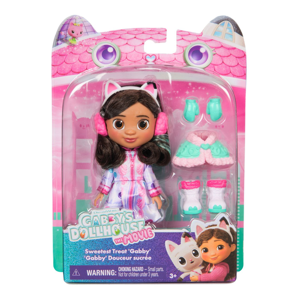 GABBYS DOLLHOUSE MOVIE DOLL WINTER OUTFIT WITH ACCESSORIES