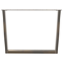 Picioare de masă în formă de V, 3 buc., oțel natural, 100 x (72-73,3) cm