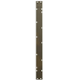 Picioare de masă în formă de V, 3 buc., oțel natural, 100 x (72-73,3) cm