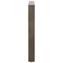 Picioare de masă în formă de V, 3 buc., oțel natural, 100 x (72-73,3) cm