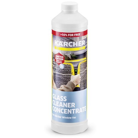 Kärcher Limpiacristales Concentrado Rm 500, Edición Limitada, 750 Ml, Para Aspirador De Cristales Wv De Kärcher O Limpieza Manual