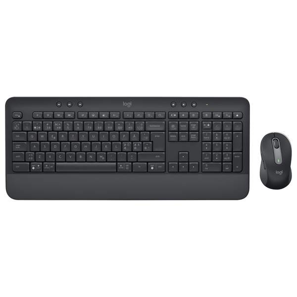 Logitech Signature MK650 Combo For Business tastatur Mus inkluderet Kontor Bluetooth QWERTY Dansk, Finsk, Norsk, Svensk Grafit