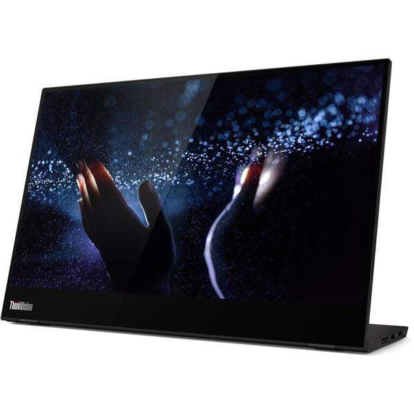 Lenovo M14t LED display 35,6 cm (14") 1920 x 1080 pixelek Full HD Érintőképernyő Fekete