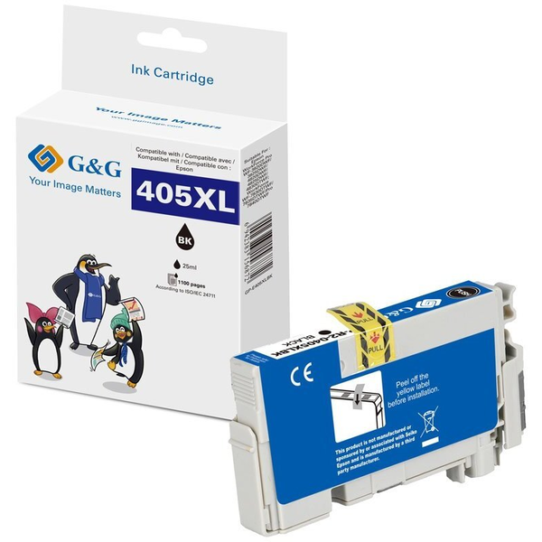 G&G XL-Druckerpatrone kompatibel mit Epson 405XL BK
