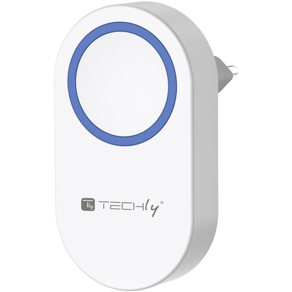 Techly I-BELL-RING05R dørklokke klokkespil Hvid