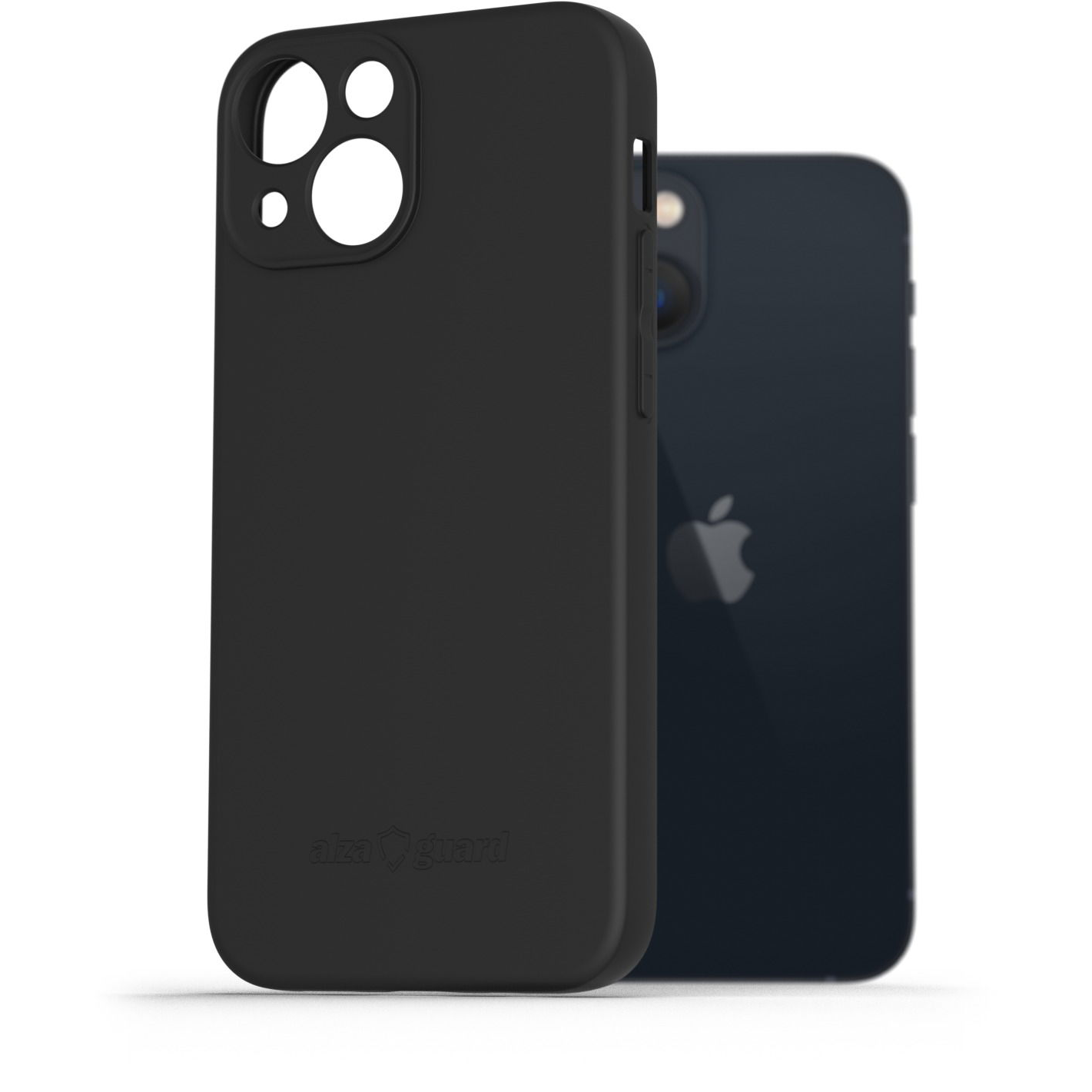 AlzaGuard Matte iPhone 13 mini fekete TPU tok (AGD-PCT159B)