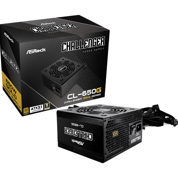 ASRock 650W CL-650G Challanger 80+ Gold Tápegység