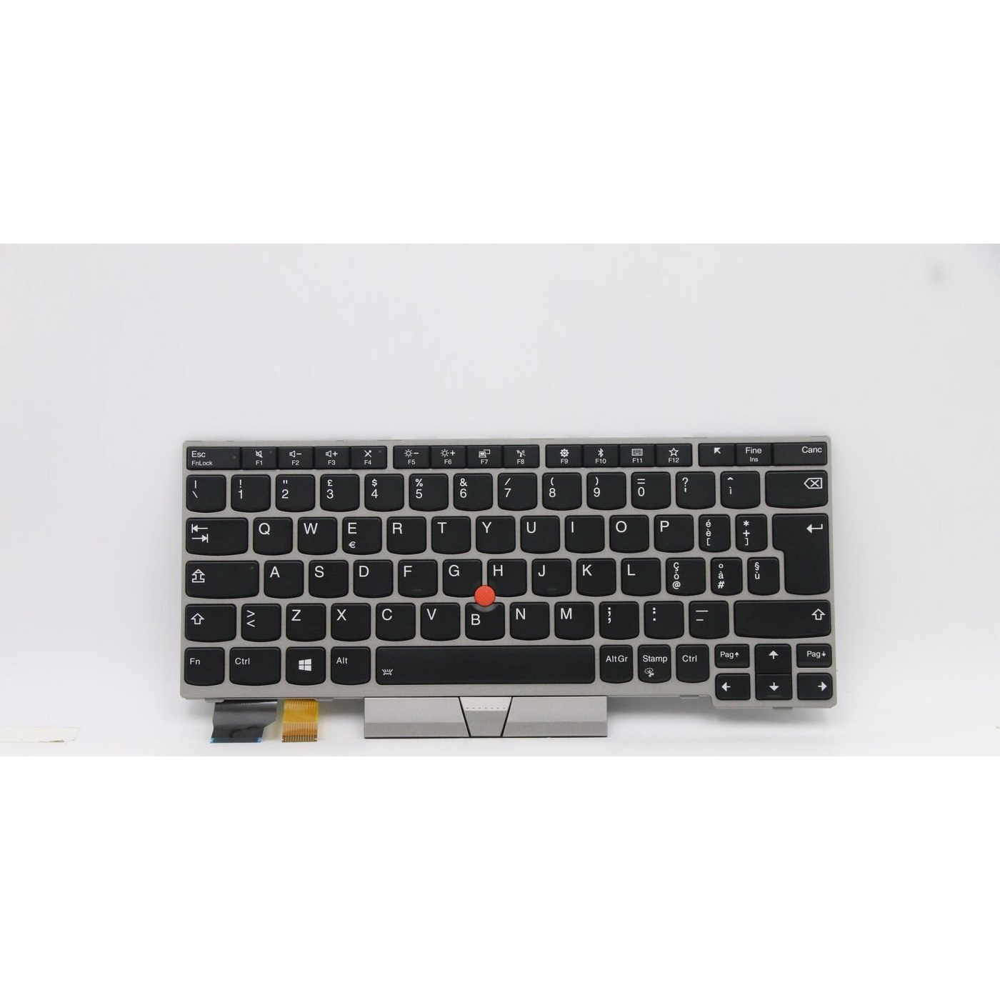 Lenovo 01YP857 laptop alkatrész Billenytyűzet (Keyboard BL Silver Italian)
