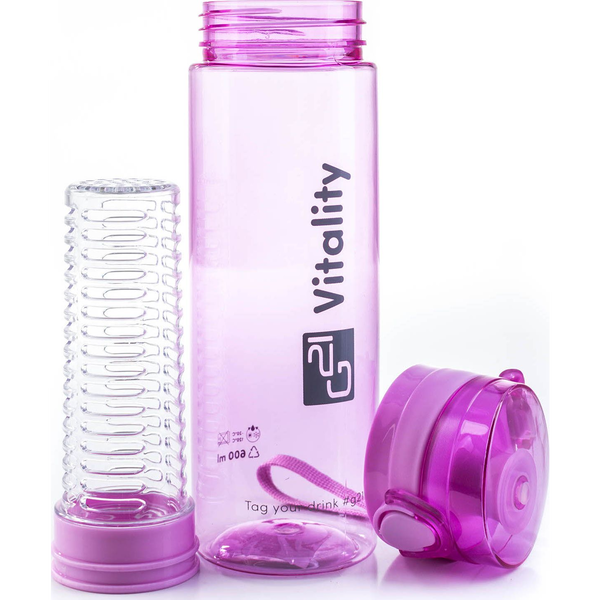 G21 smoothie/juice palack, 600 ml, lila
