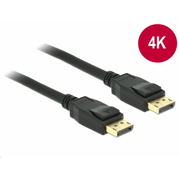 DeLock 83806 Displayport 1.2 apa -> Displayport apa kábel 2m fekete (83806)