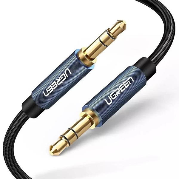 Кабел Ugreen AV122 с 3.5mm Mini jack, AUX, 1.5m, син