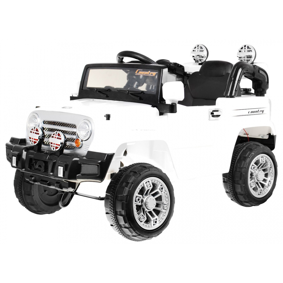 Ramiz Jeep JJ245 Elektromos autó - Fehér (PA.JJ245.BIA)