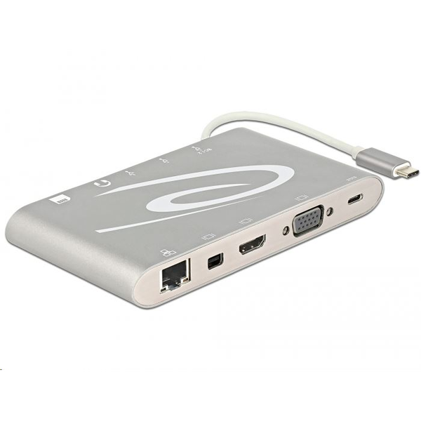 Docking station USB 3.1 tip C 4K, Delock 87298