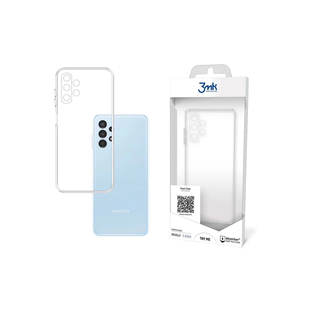 3mk Clear Case Samsung Galaxy A13 4G Tok - Átlátszó (5903108468541)