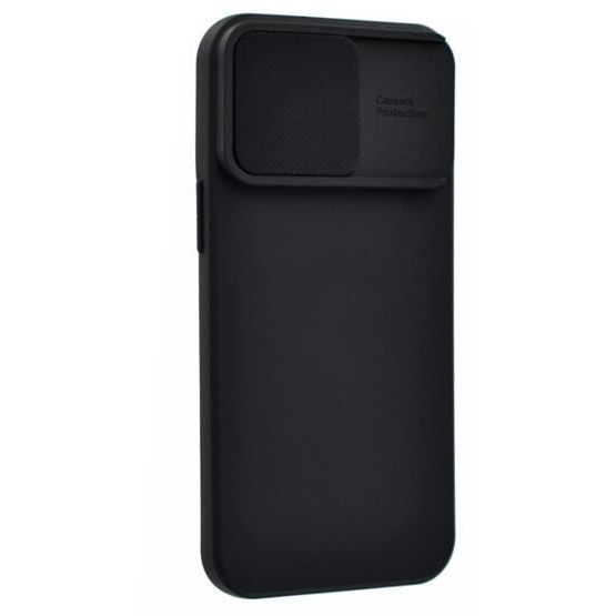 Gigapack Apple iPhone 14 Pro Max kameravédős szilikon tok matt fekete (GP-130579) (GP-130579)