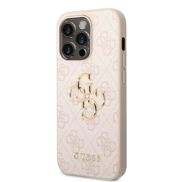Husa Guess roz GUHCP14X4GMGPI pentru dispozitivul Apple iPhone 14 Pro Max