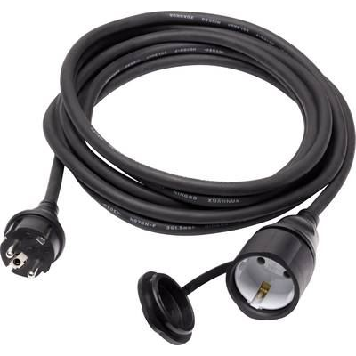 Sygonix SY-5044438 hosszabbító kábel 3m fekete (SY-5044438)