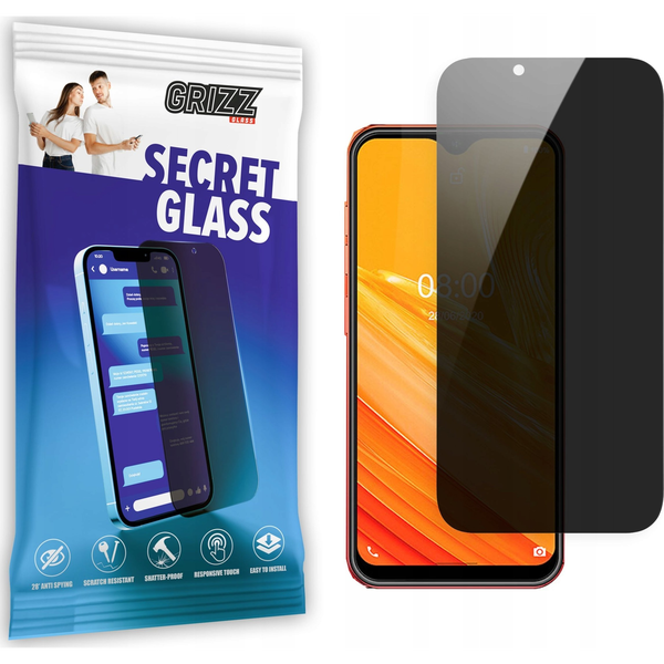  GrizzGlass Szkło prywatyzujące GrizzGlass SecretGlass Ulefone Note 8