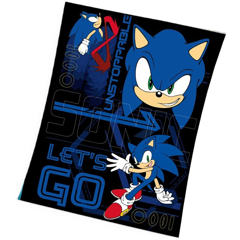 Kaptan Baby blanket Unstoppable Sonic the Hedgehog 130 × 170 cm (008855-010)
