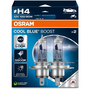 Комплект 2 броя халогенни крушки Osram H4 Cool Blue Boost 12V, 100/90W, P43t