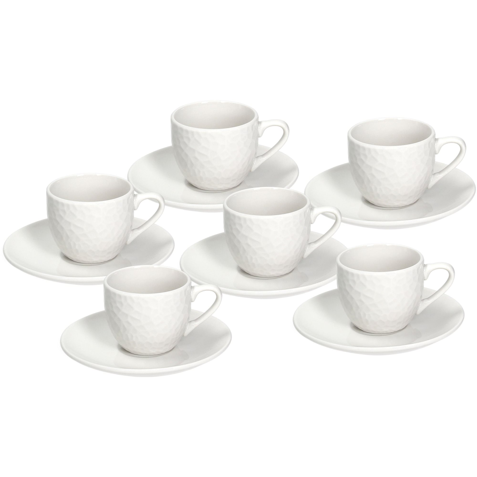 Tognana GOLF kávéscsészekészlet csészealjakkal, 6 db, 90 ml (GF085010000)