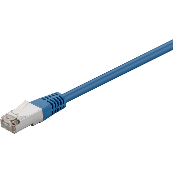 Goobay F/UTP CAT5e Patch kábel 2m - Kék