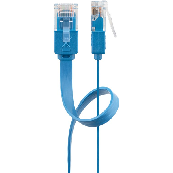 U/UTP кабел, Goobay, Patchcord, категория 6, 1m, син