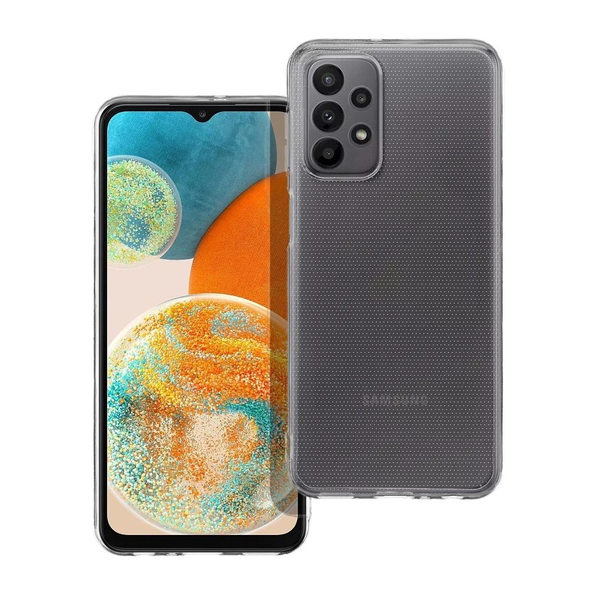 CLEAR Case 2 mm tok Samsung A23 5G készülékhez kameravédelemmel átlátszó