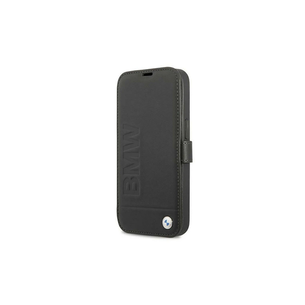 BMW BMFLBKP13SSLLBK iPhone 13 mini készülékhez 5,4″ tok Black Book Signature fekete