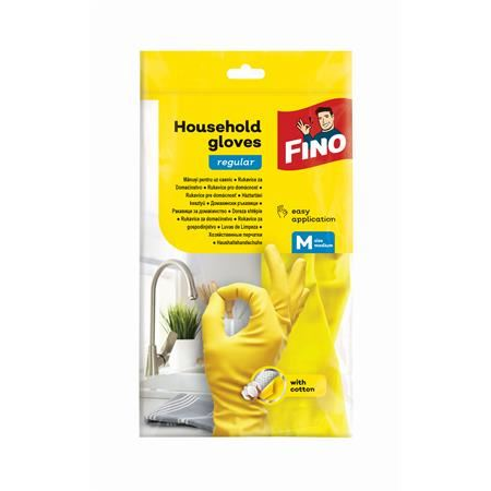 FINO háztartási gumikesztyű M méret 1 pár (8571050083) (fin8571050083)