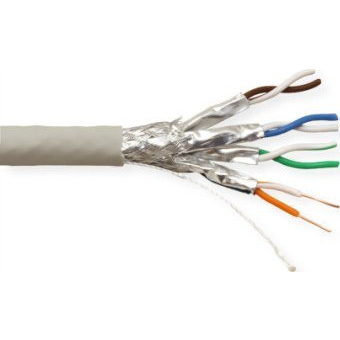 Síťový kabel LAN S/FTP Cat.7 Solid Wire Dca 100m