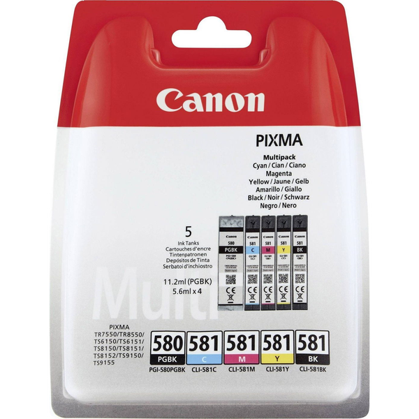 Inkoust Canon PGI-580/CLI-581 Ink Cartridge 2078C007 černý (black)