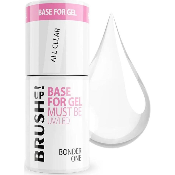 Claresa BrushUp! Base For Gel baza hybrydowa do paznokci pod żel Bonder One 5g