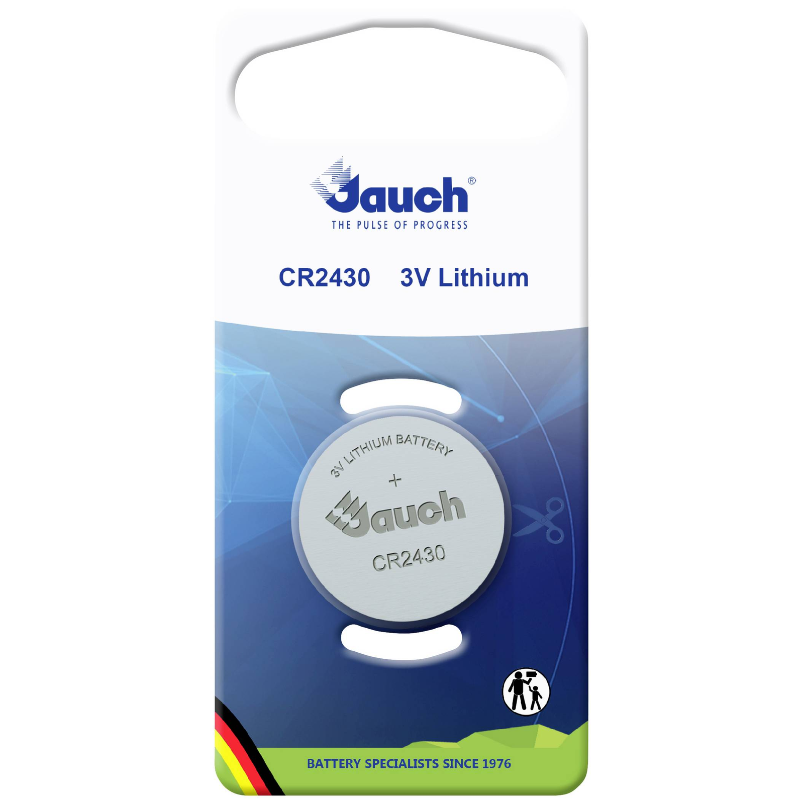 Jauch Quartz Gombelem CR 2430 3 V 1 db 320 mAh Lítium (250002) (250002)