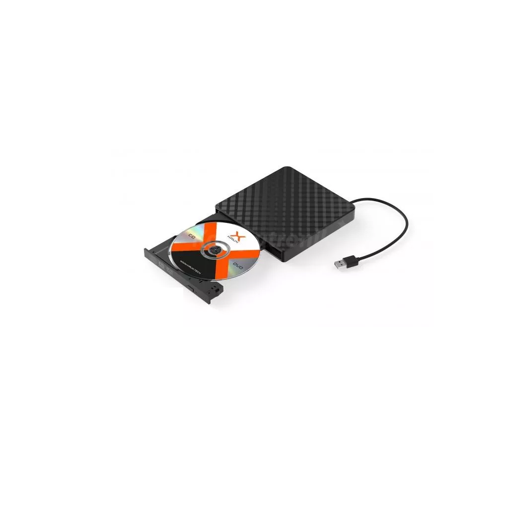KRUX KRX0071 Külső USB DVD író - Fekete (KRX0071)