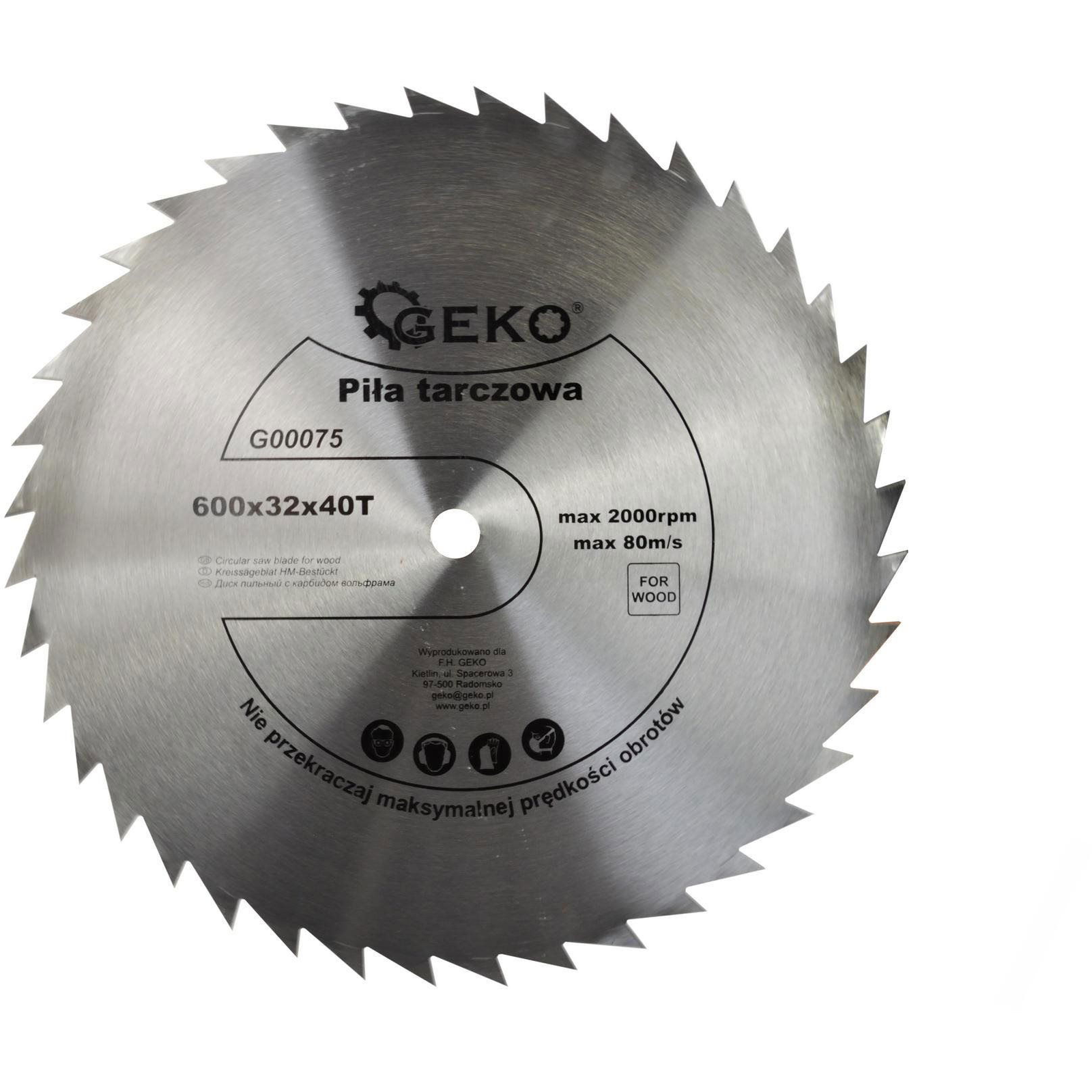 GEKO Körfűrészlap, 600×32×40f (G00075)