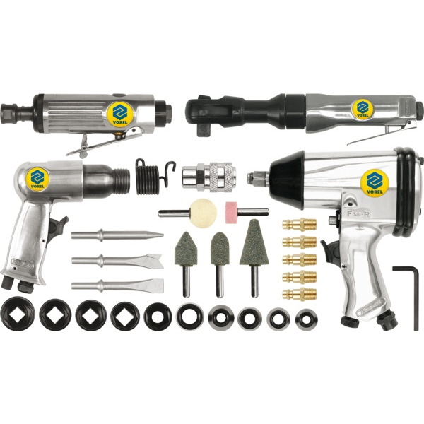 Pneumatikus Szerszám És Tartozék Készlet 33Részes