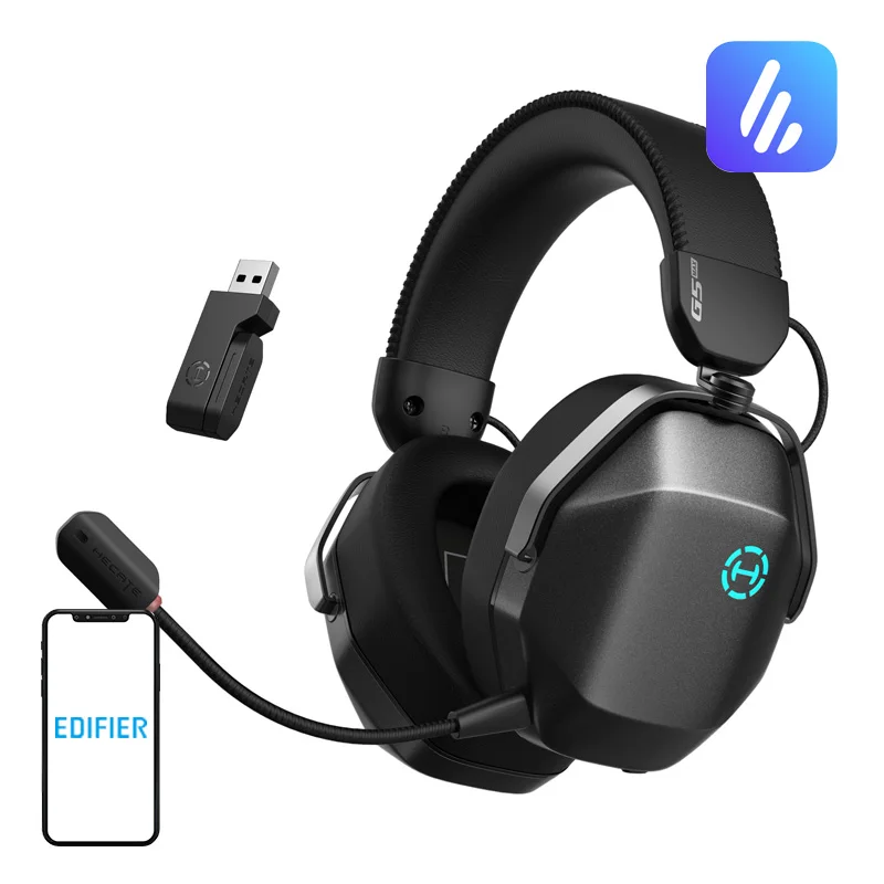 Слушалки Edifier Hecate G5 Max BT, сиви