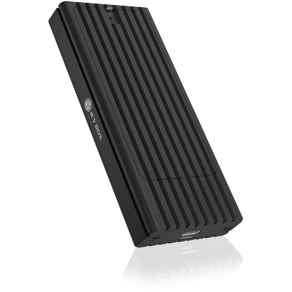 ICY BOX IB-1917M-C32 Külső SSD ház Fekete M.2 USB-áramellátású