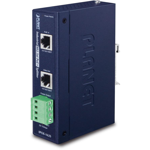 PLANET IPOE-162S GbE 24W ipari PoE splitter
